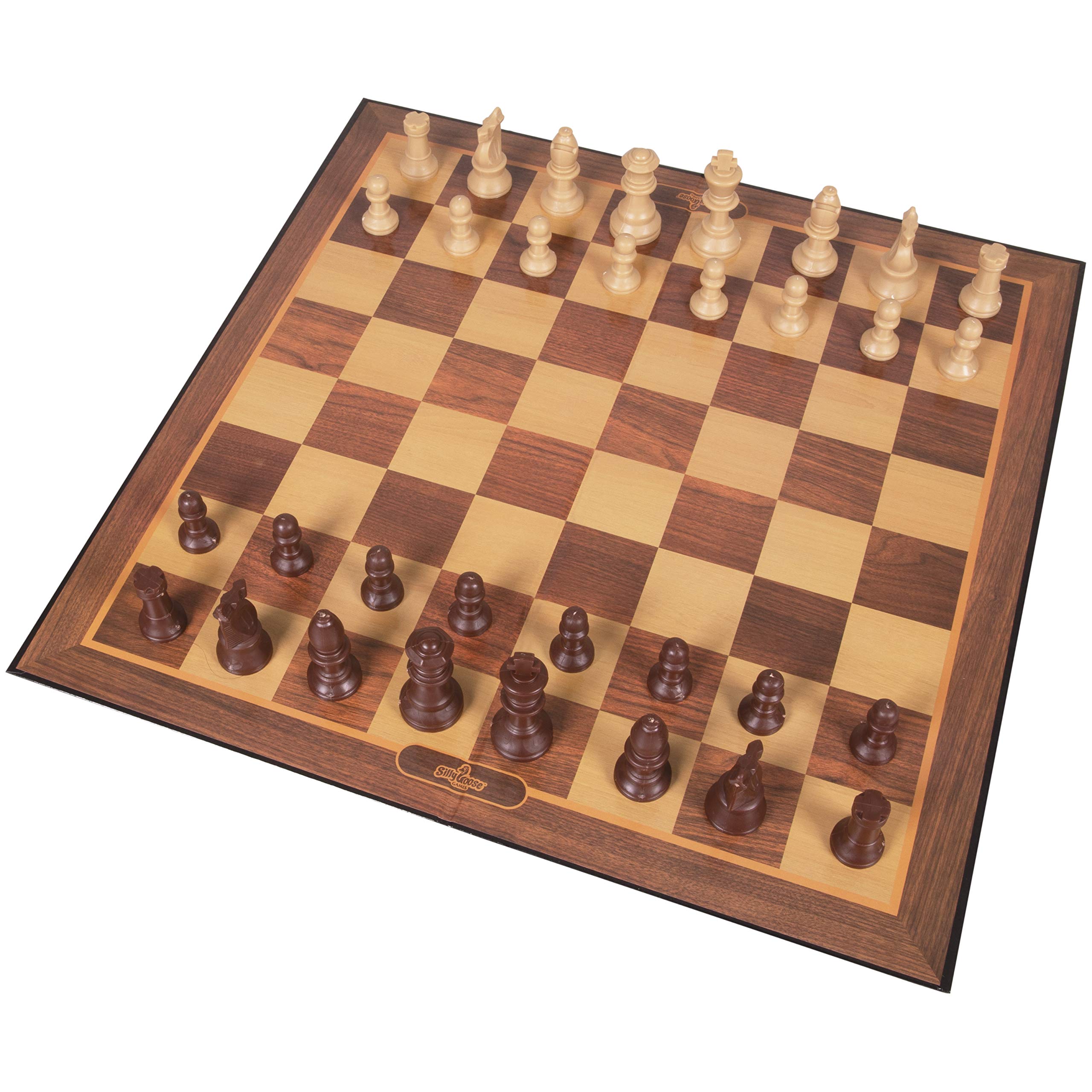 Amazon | Silly Goose チェスゲーム 段ボール 折りたたみ式チェス